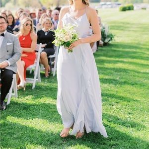 Kennedy Blue Macy bridesmaid dress in color fog